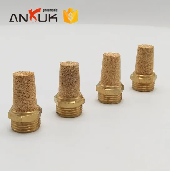 Premium Brass Pneumatic Silencer for Air Flow Control Muffler